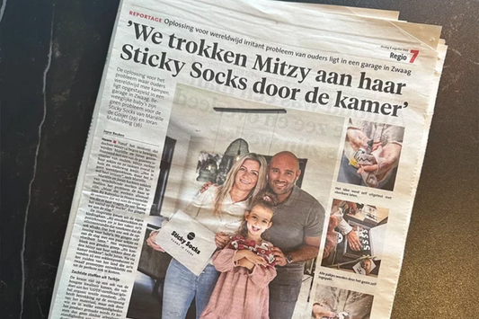 Paginagroot in de krant!